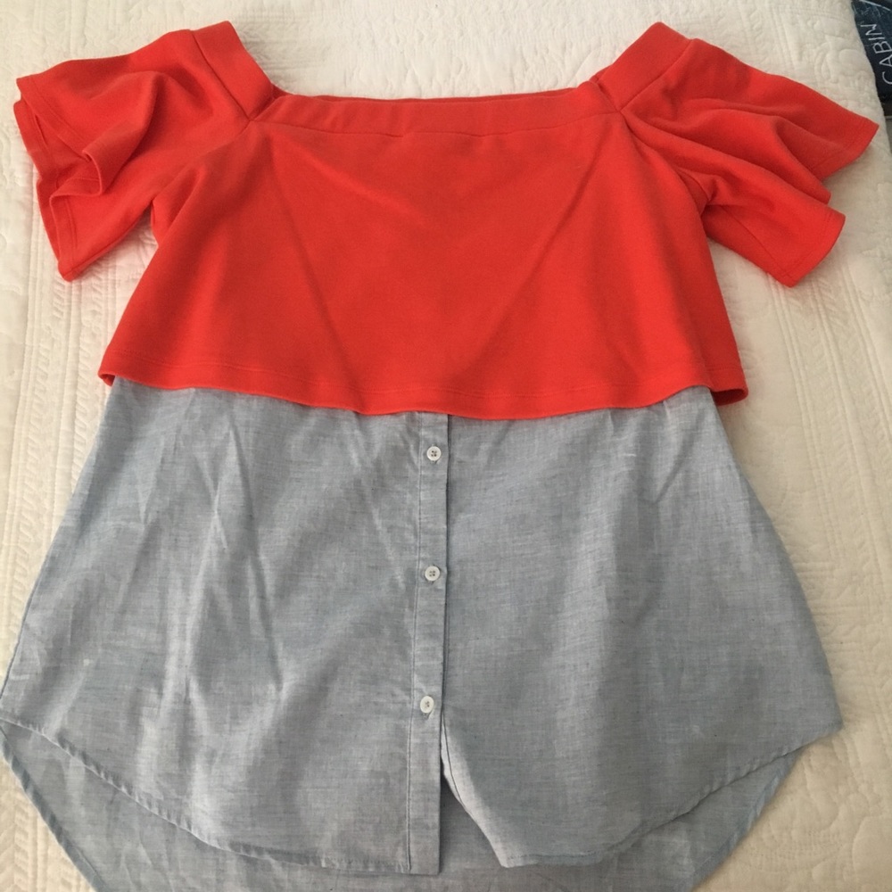 Anthropologie 9 H15 Stcl top